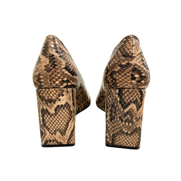 Katy Perry Hollow Wedge Snake Skin Shoes Size 10 M NEW - Picture 5 of 9